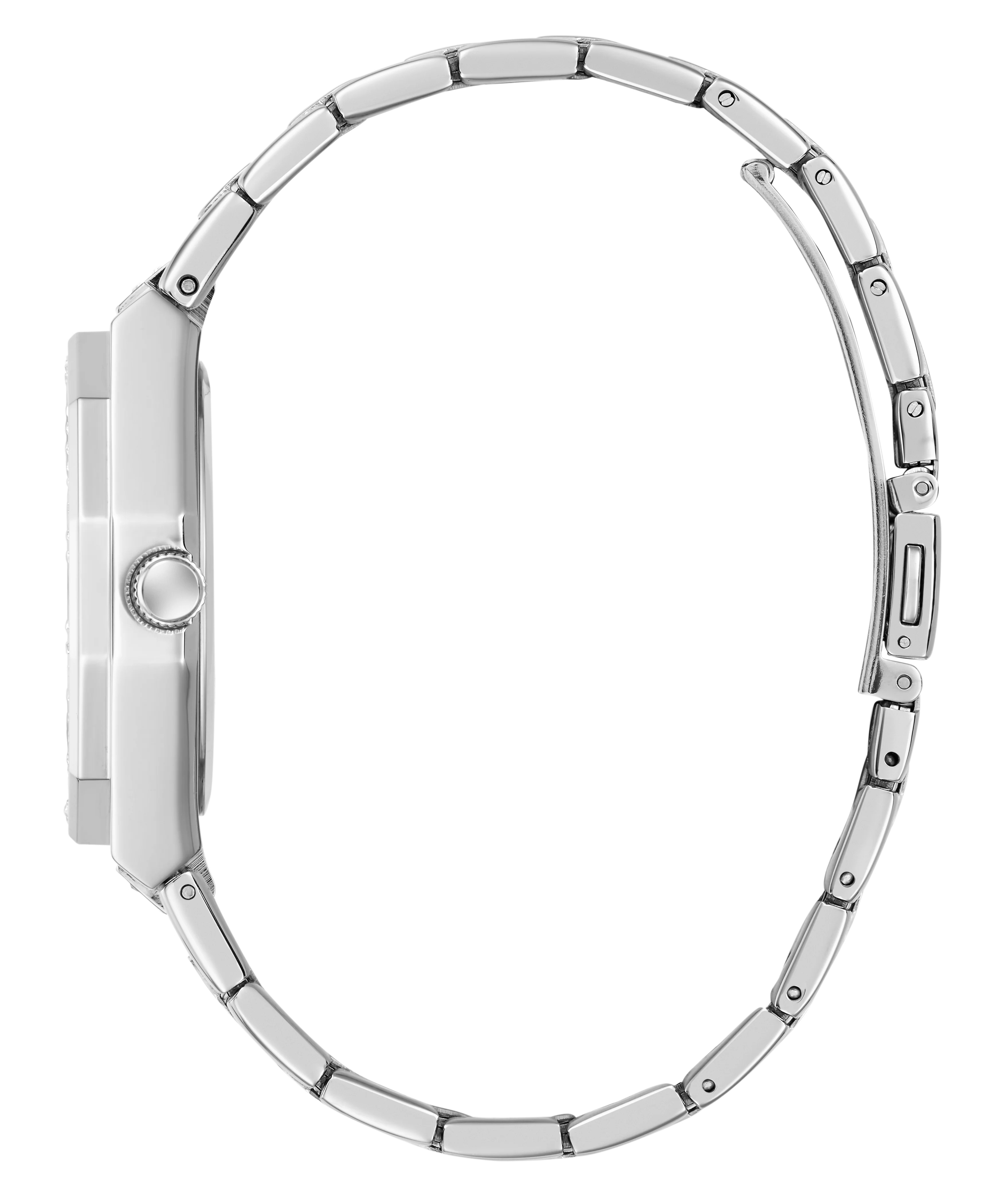 GUESS Ladies Silver Tone Multi-function Watch with Swarovski ReCreated™ crystals - Image 8