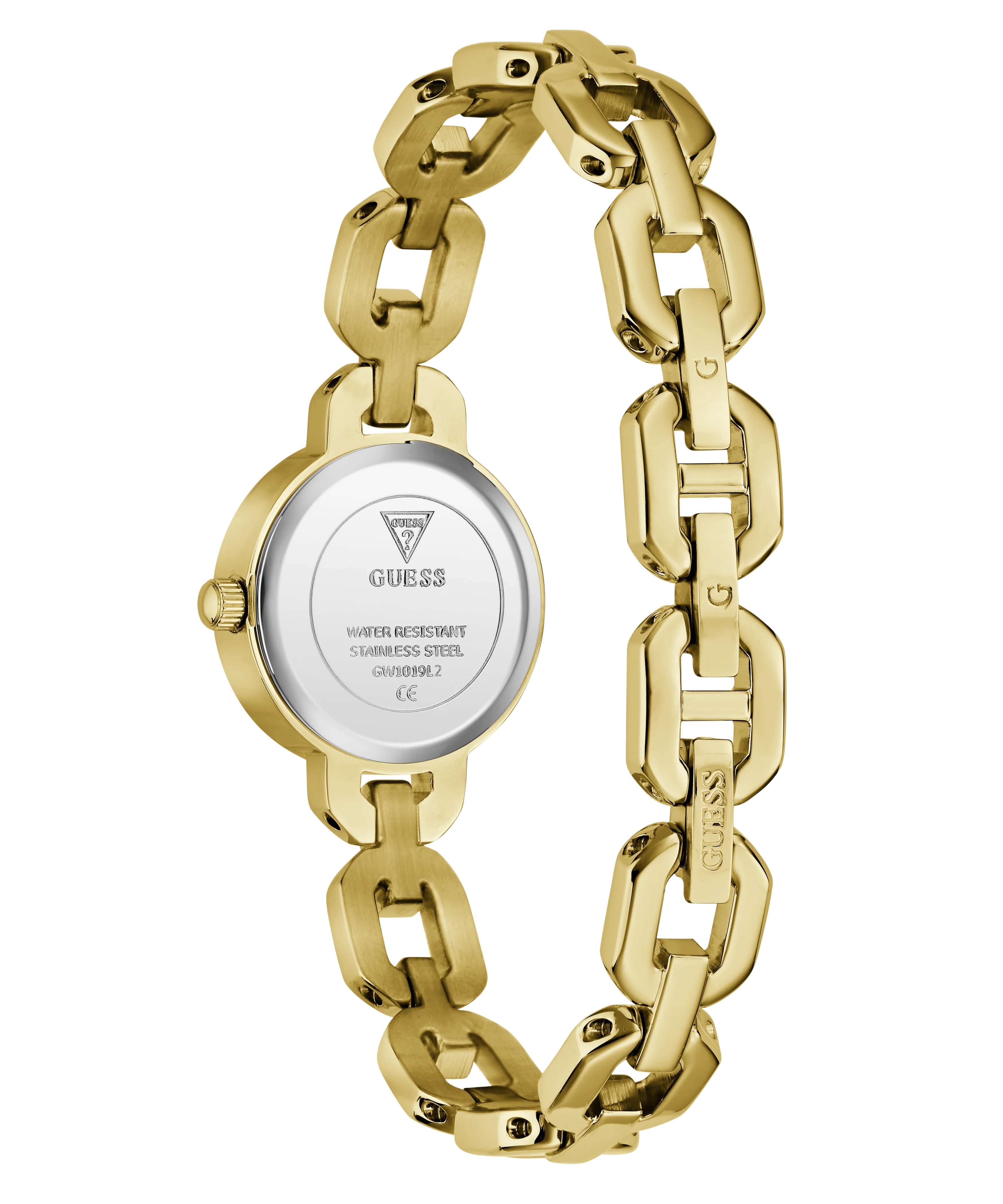 GUESS Ladies Siren Gold Tone Analog Watch - Image 7