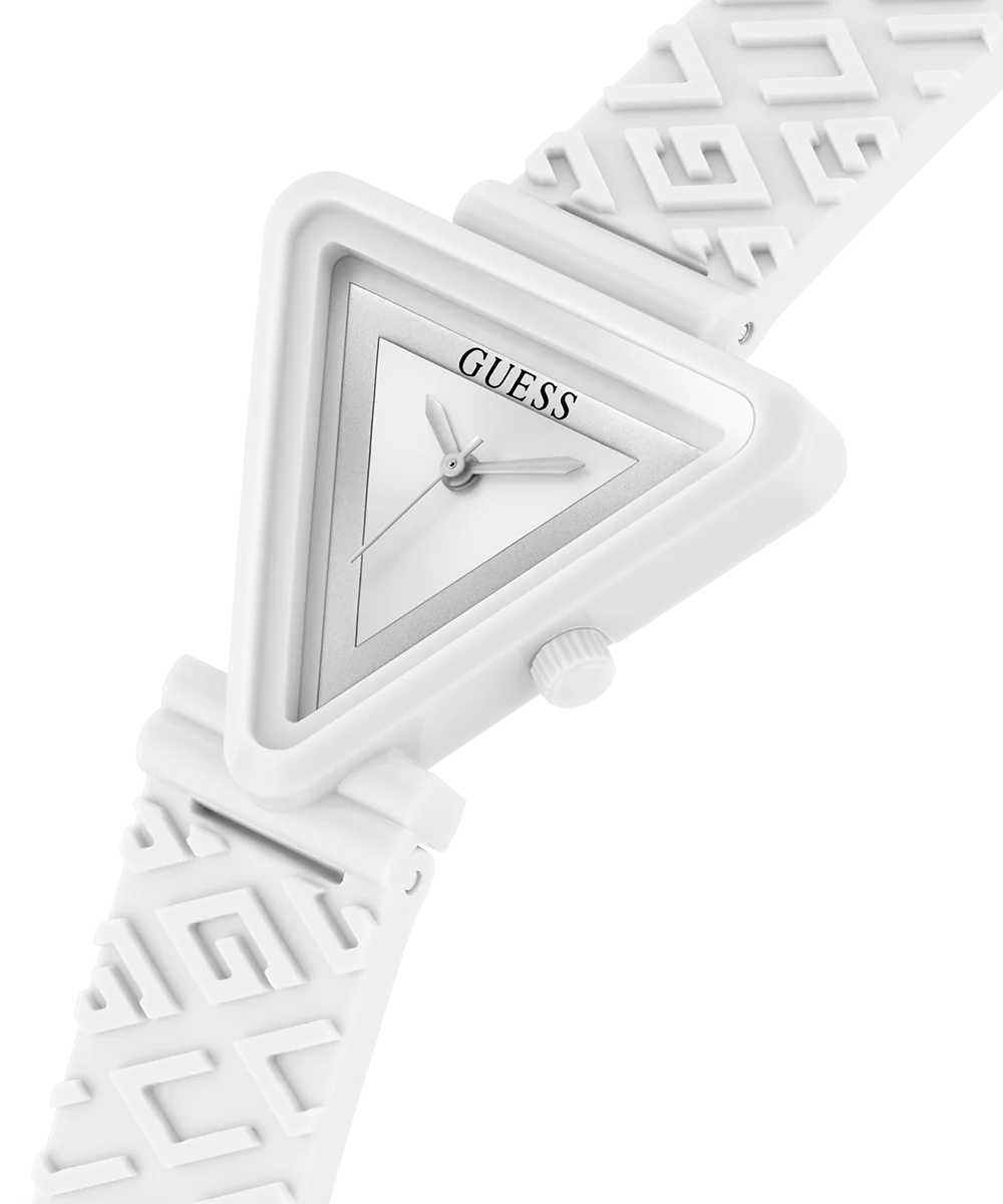 GUESS Ladies White Analog Watch - Image 3