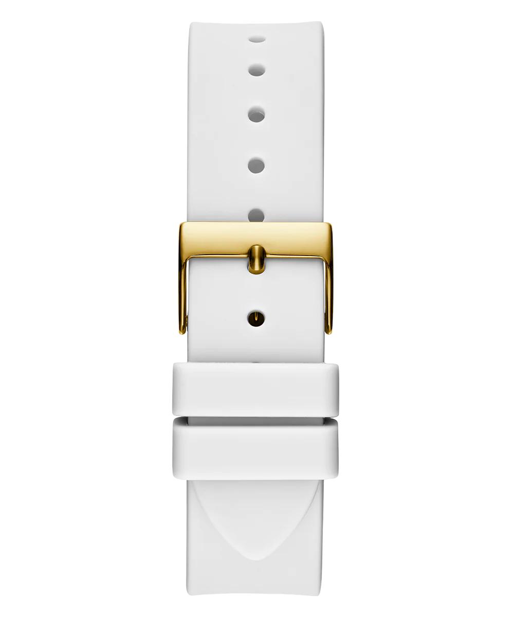 GUESS Ladies White Gold Tone Multi-function Watch - Image 4