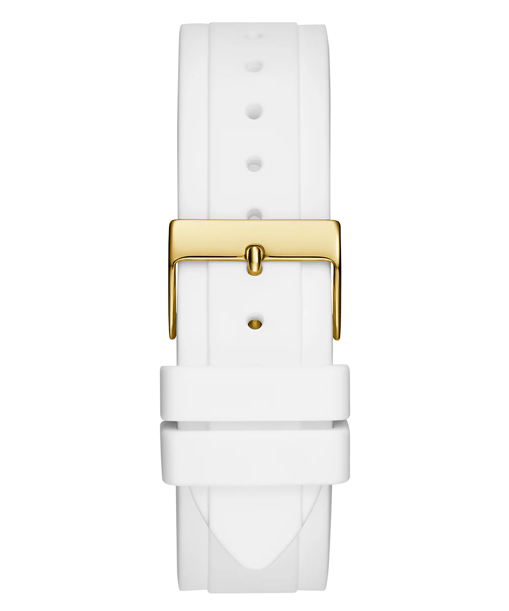 GUESS Ladies White Gold Tone Multi-function Watch - Image 9