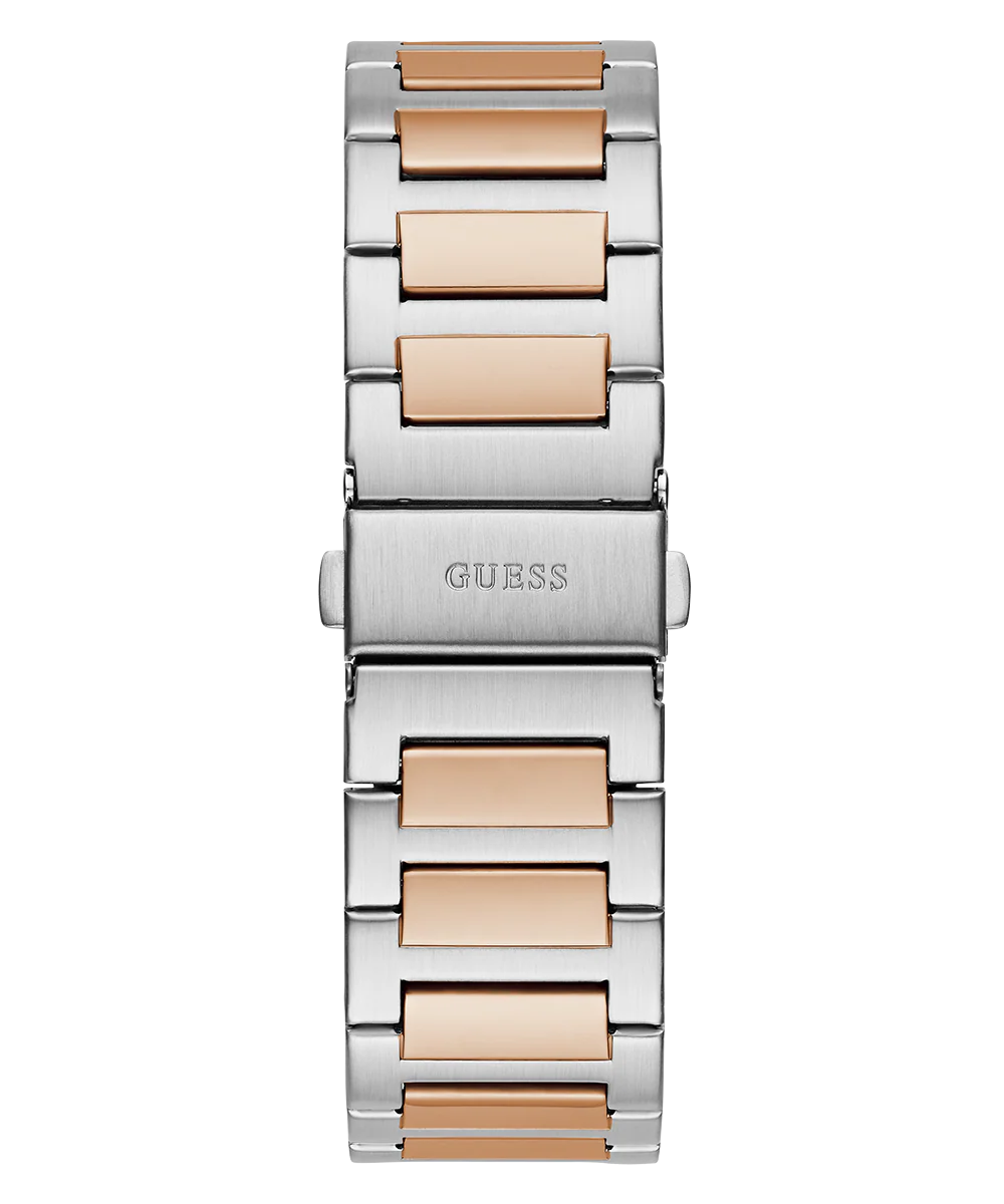 GUESS Mens 2-Tone Silver Tone Analog Watch - Image 7
