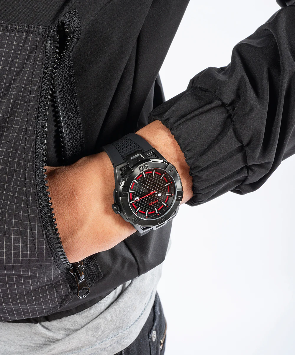 GUESS Mens Black Analog Watch - Image 3