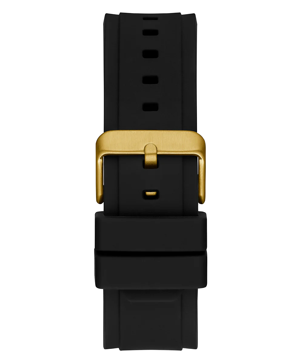 GUESS Mens Black Gold Tone Multi-function Watch - Image 5