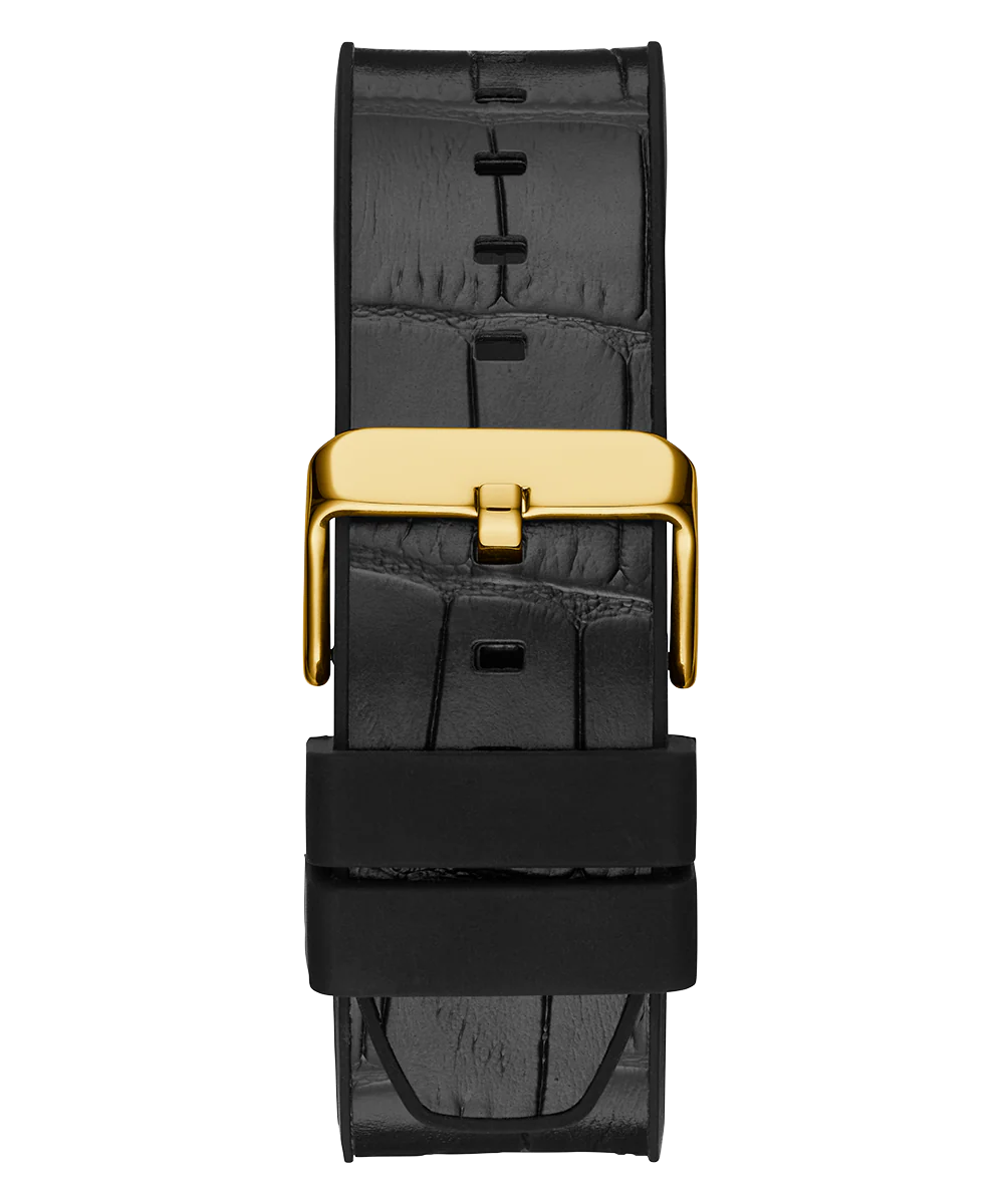 GUESS Mens Black Gold Tone Multi-function Watch - Image 5