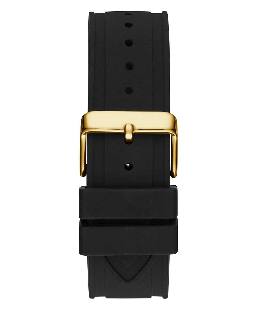 GUESS Mens Black Gold Tone Multi-function Watch - Image 5