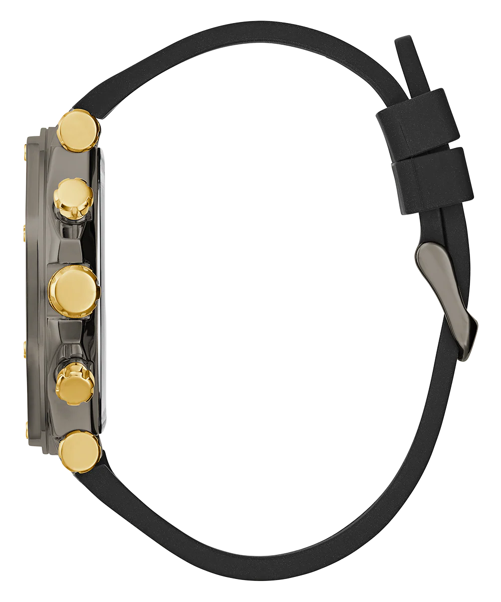 GUESS Mens Black Gunmetal Multi-function Watch - Image 4