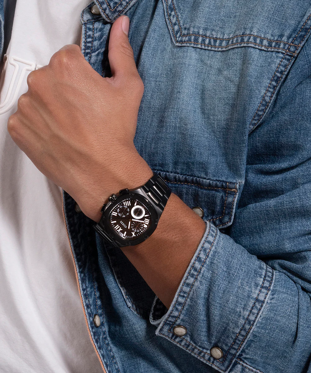 GUESS Mens Black Multi-function Watch - Image 3