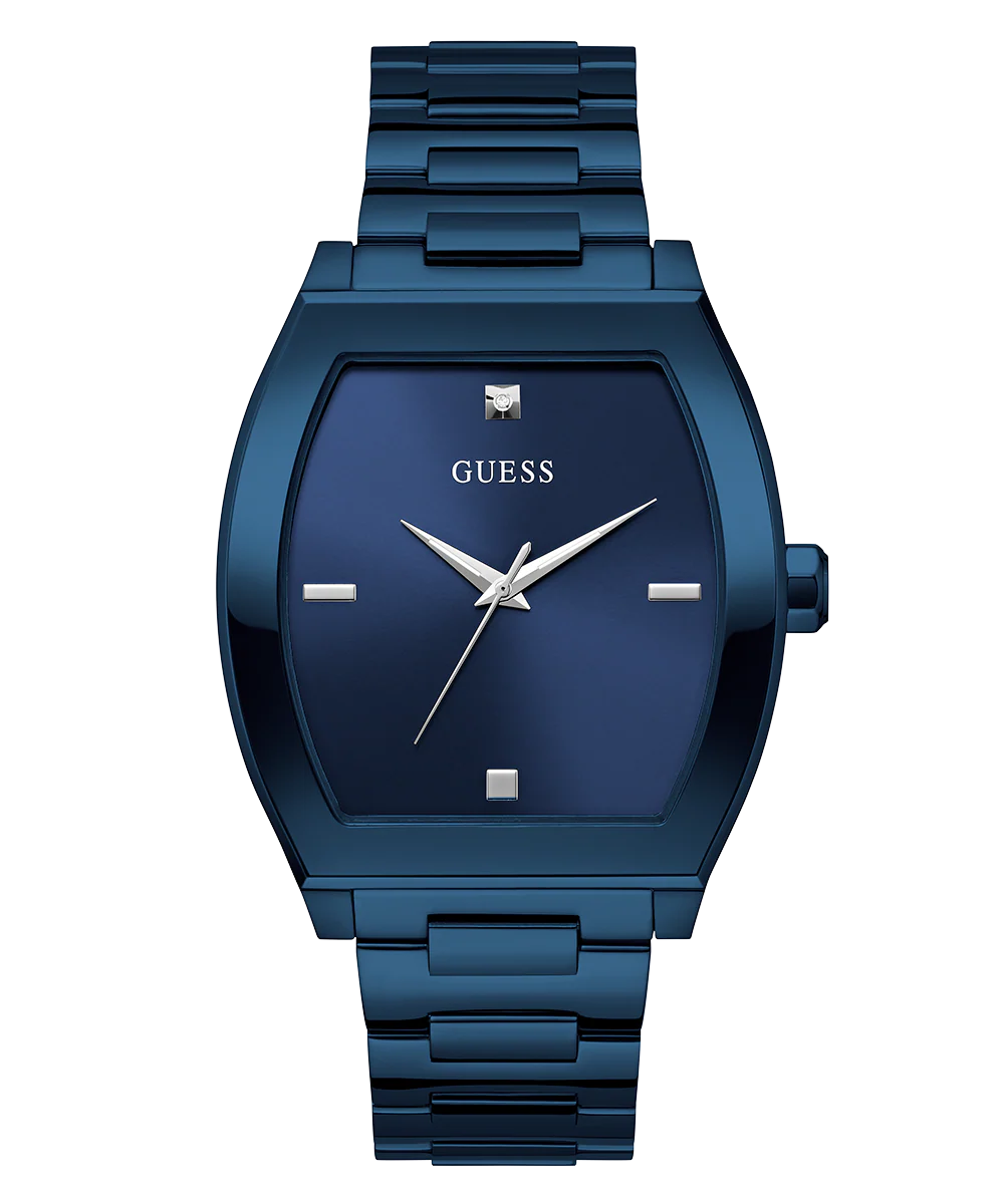GUESS Mens Blue Analog Watch - Image 5