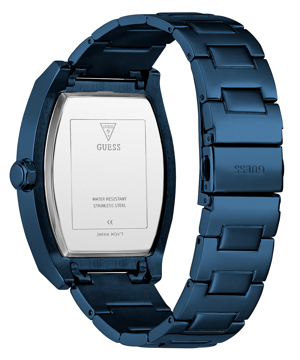GUESS Mens Blue Analog Watch - Image 6