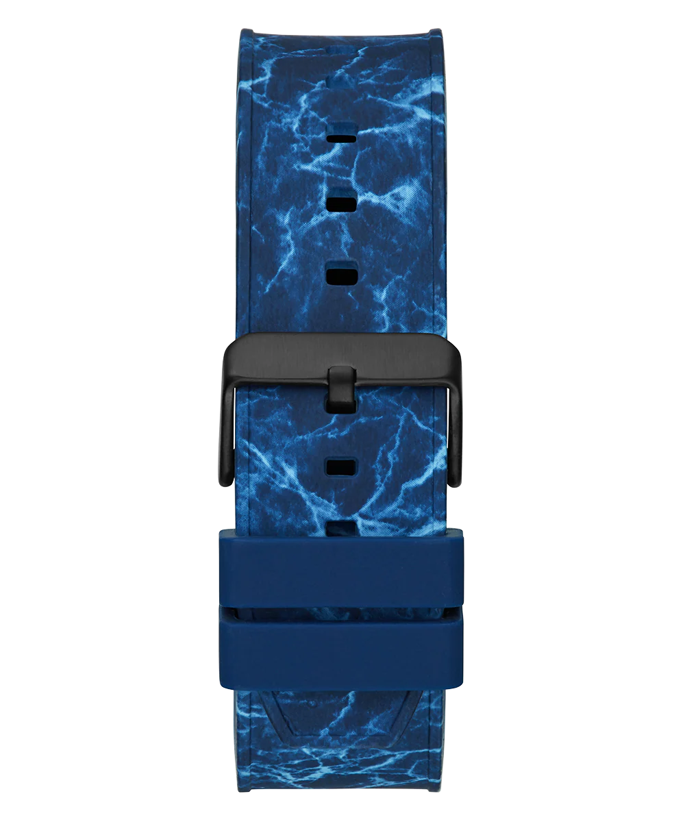 GUESS Mens Blue Black Digital Watch - Image 6
