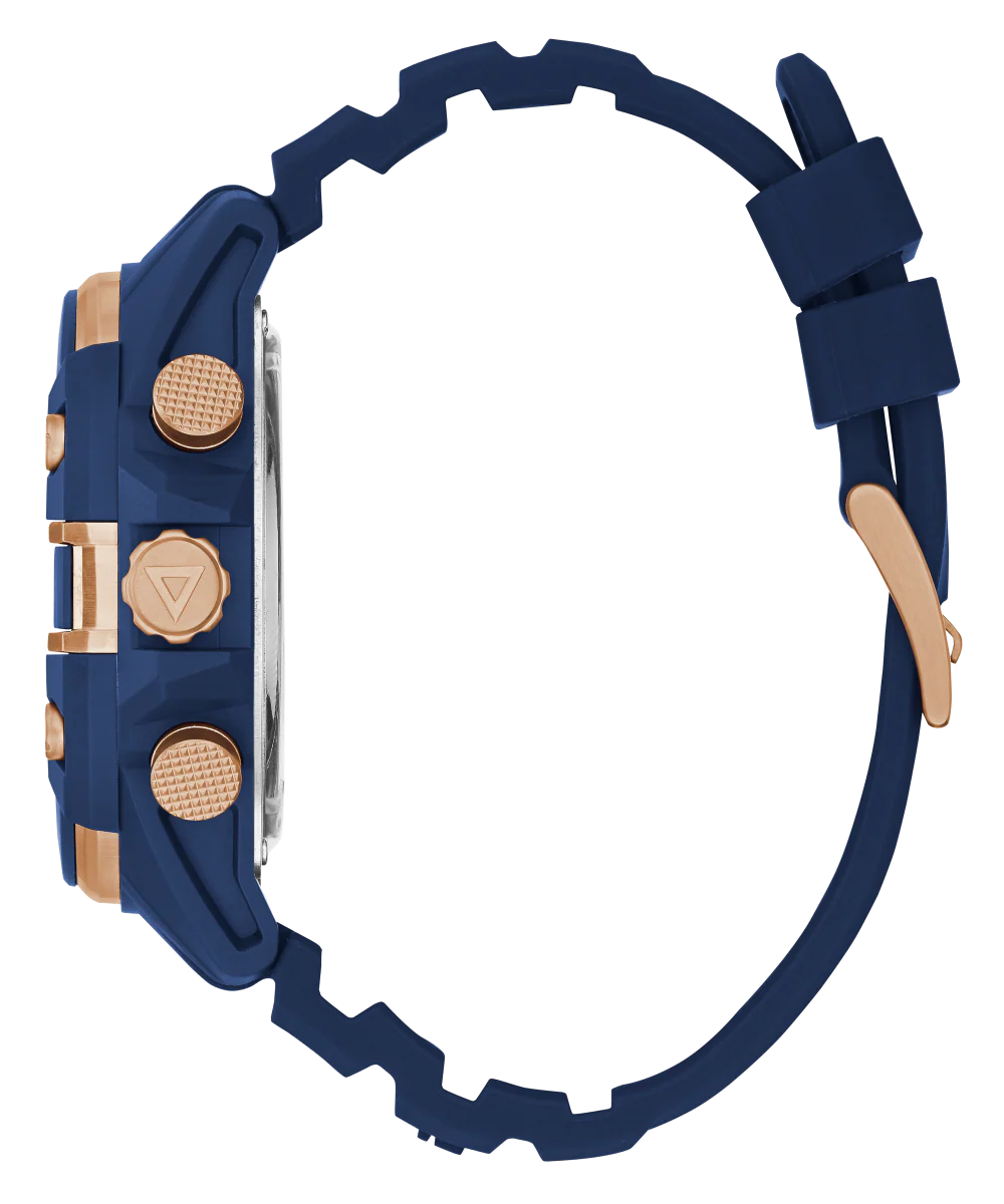 GUESS Mens Blue Digital Watch - Image 4