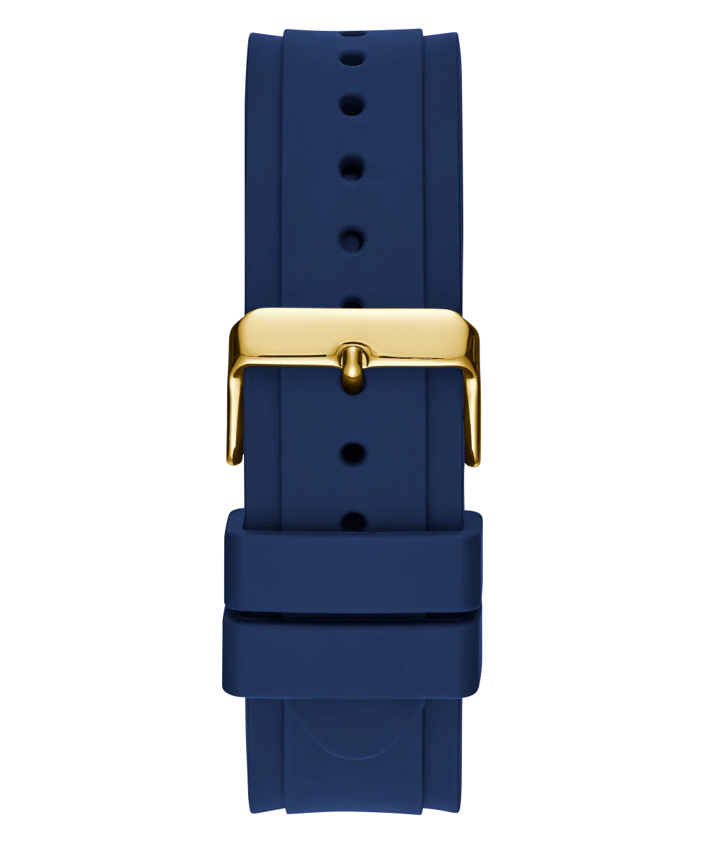 GUESS Mens Blue Gold Tone Multi-function Watch - Image 3