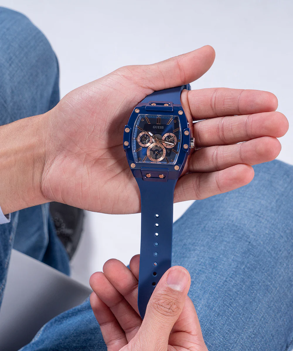 GUESS Mens Blue Multi-function Watch - Image 6