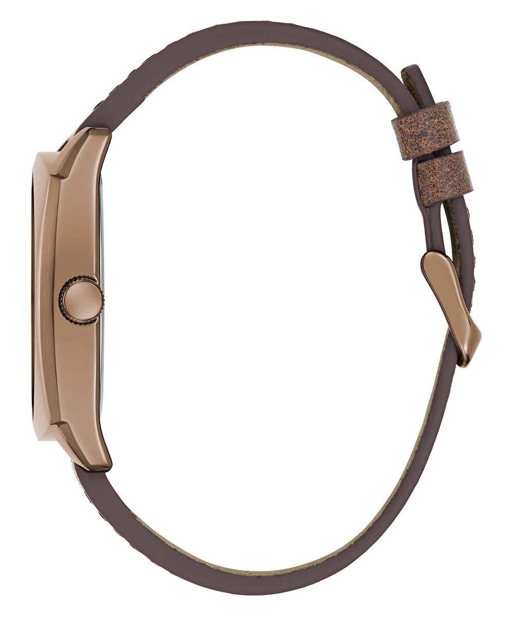 GUESS Mens Brown Coffee Multi-function Watch - Image 7