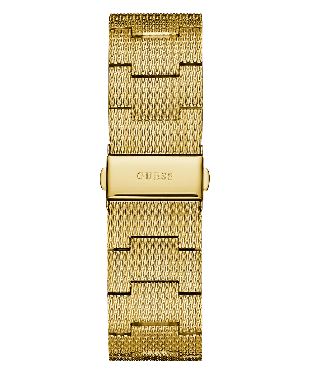 GUESS Mens Gold Tone Analog Watch - Image 3