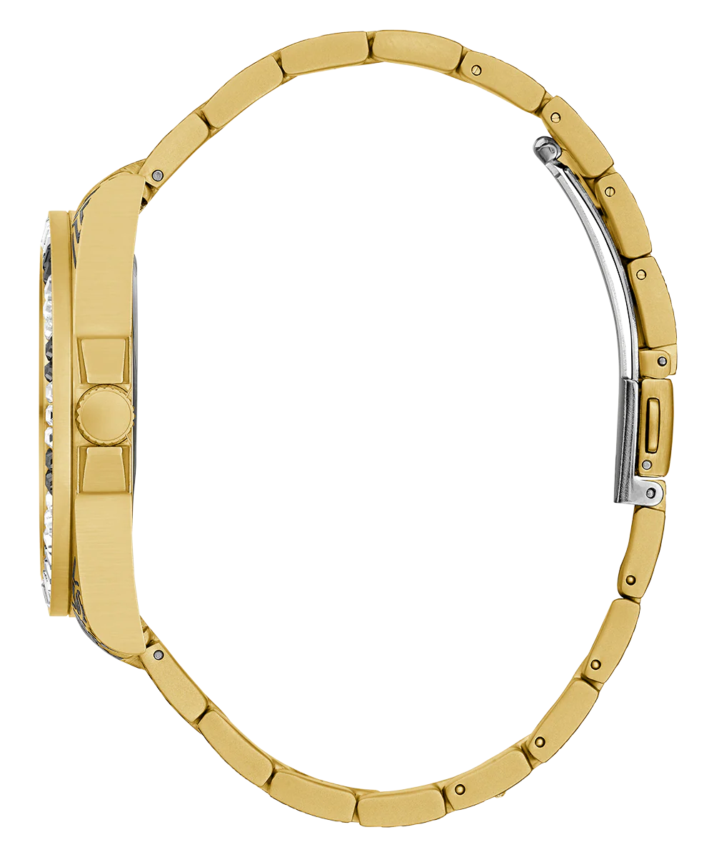 GUESS Mens Gold Tone Analog Watch - Image 7
