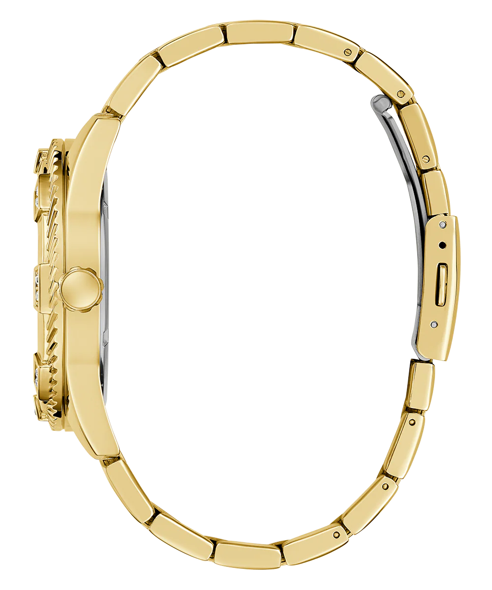 GUESS Mens Gold Tone Analog Watch - Image 8