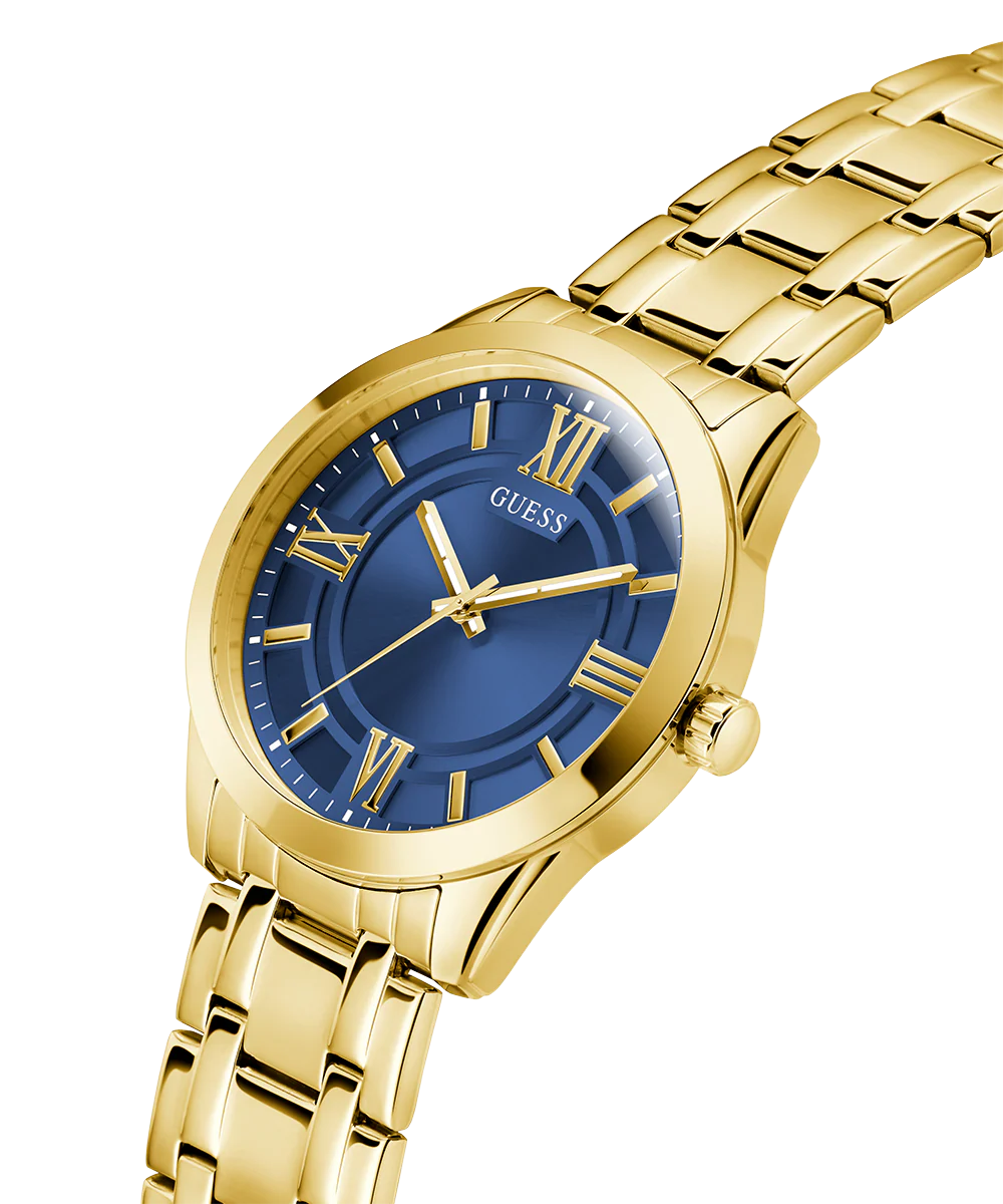 GUESS Mens Gold Tone Analog Watch - Image 3