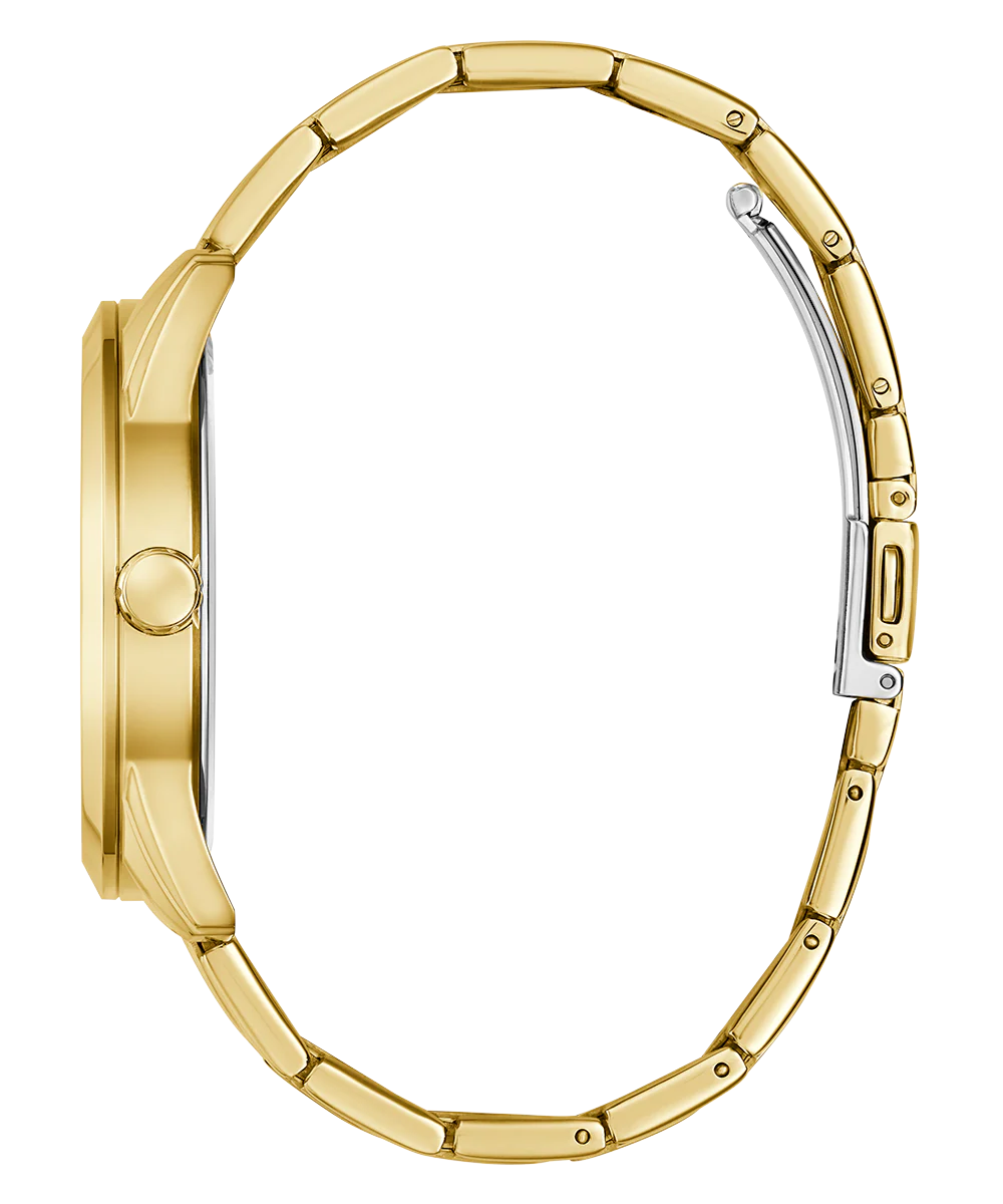 GUESS Mens Gold Tone Analog Watch - Image 9