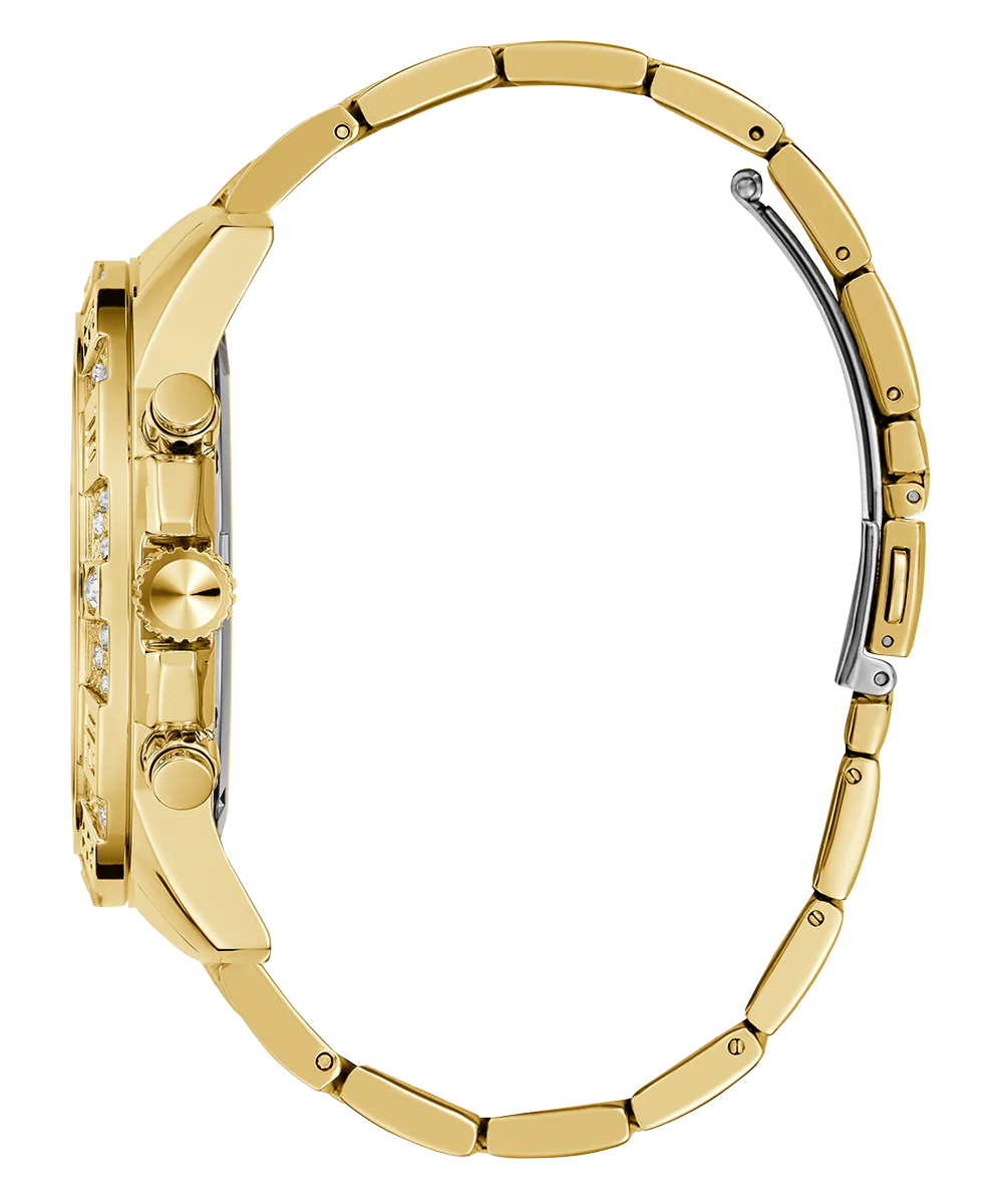 GUESS Mens Gold Tone Multi-function Watch - Image 9