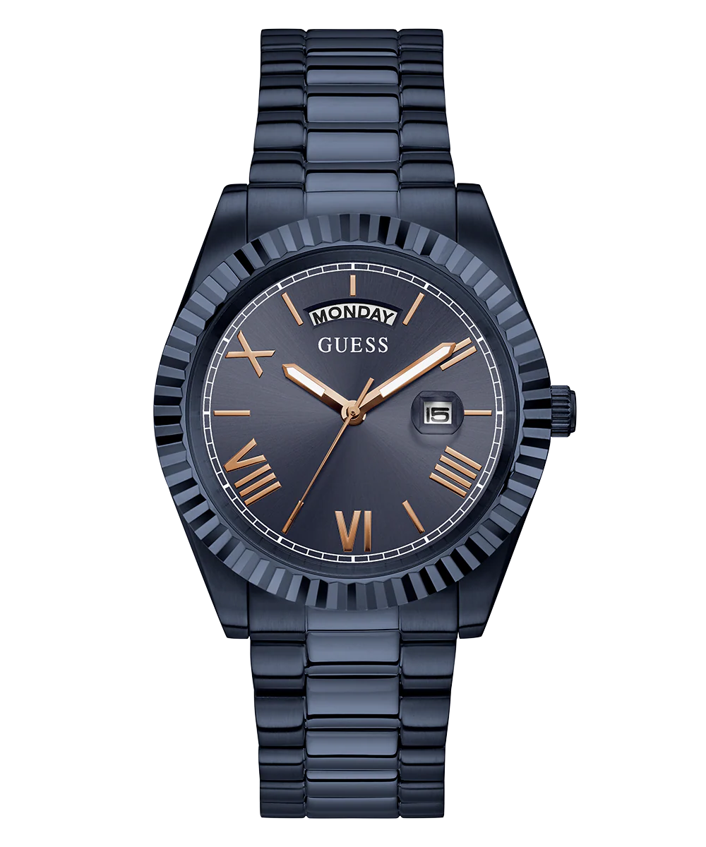 GUESS Mens Navy Day/Date Watch - Image 3