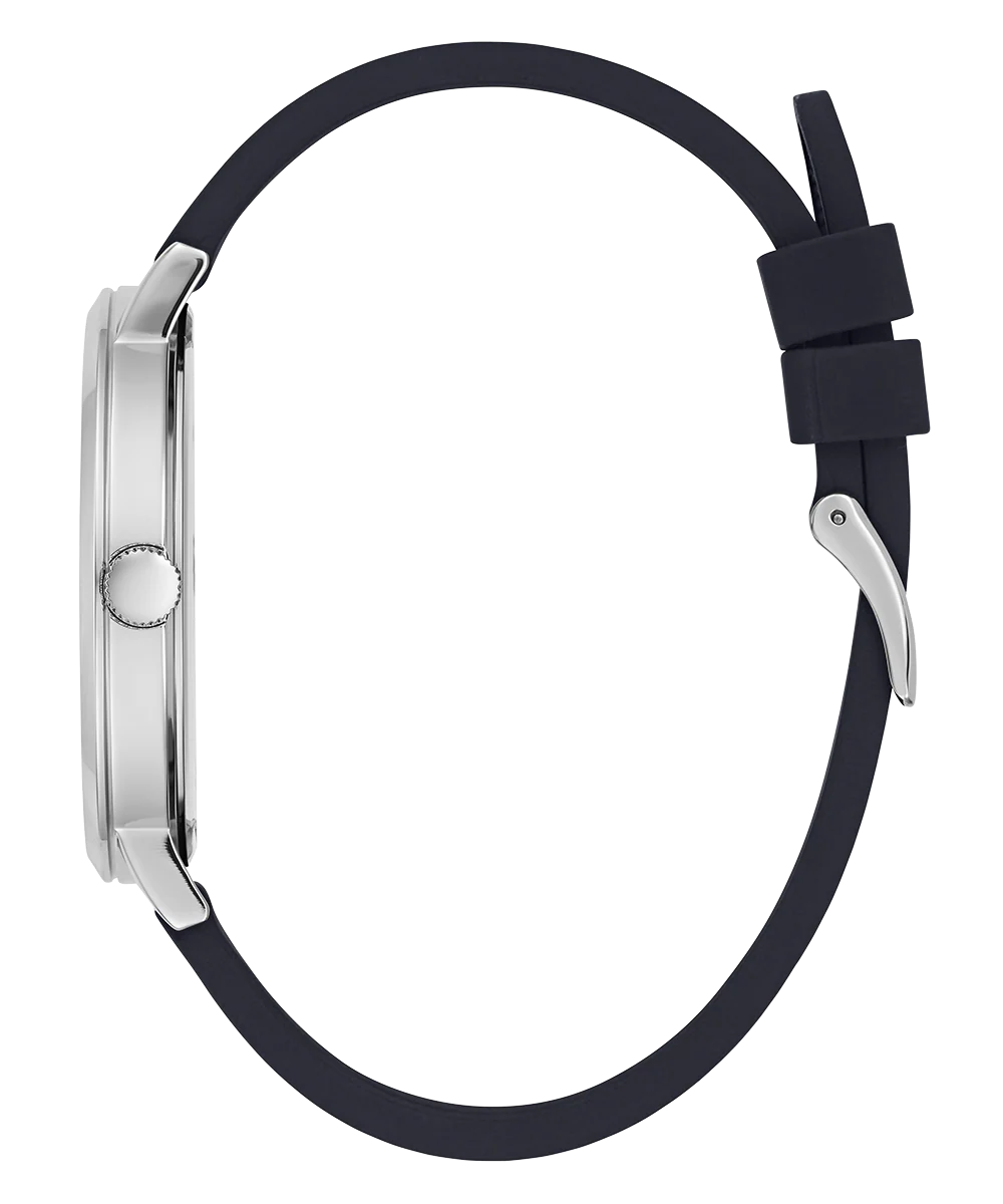 GUESS Mens Navy Silver Tone Analog Watch - Image 7