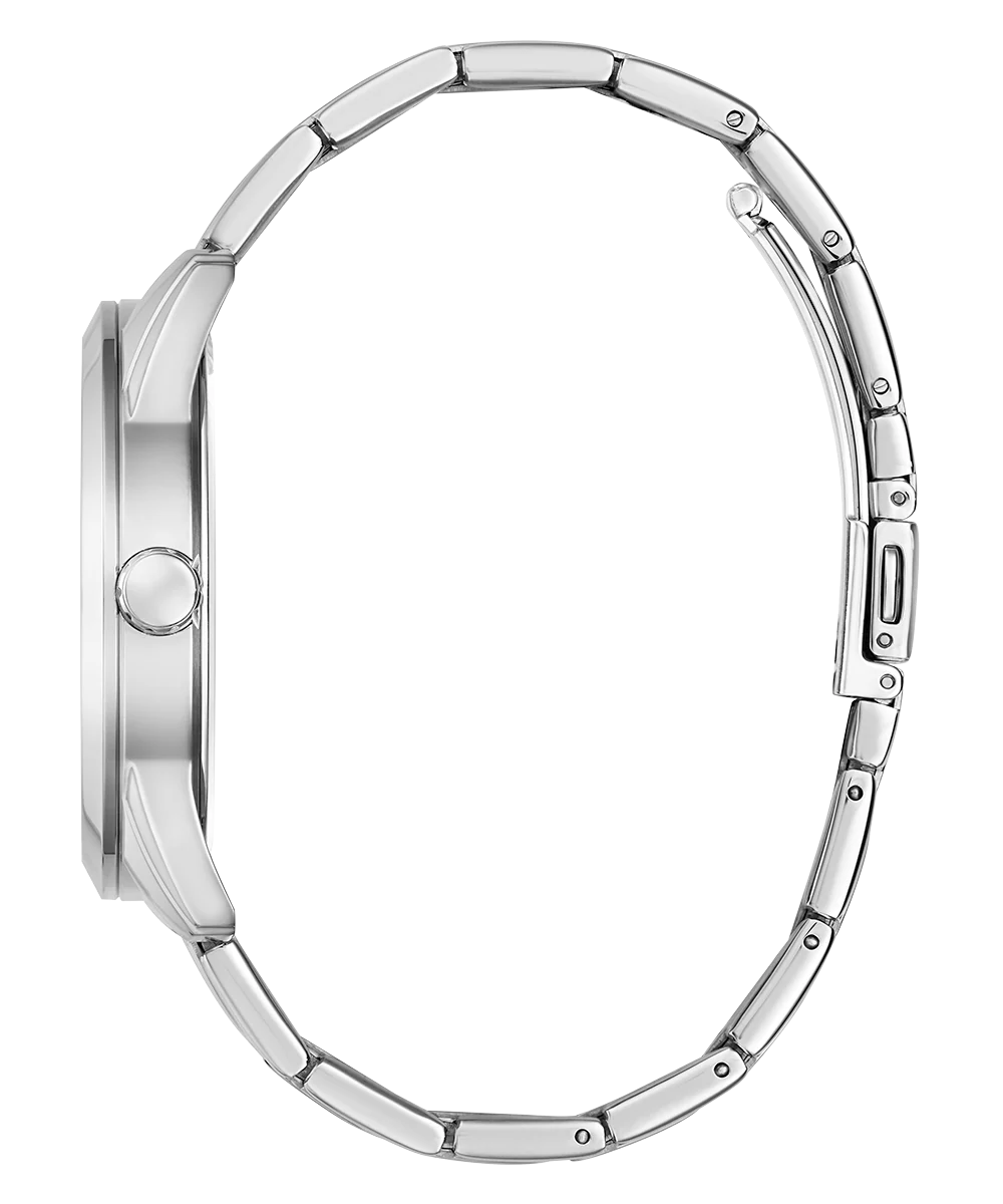 GUESS Mens Silver Tone Analog Watch Gift Set - Image 7