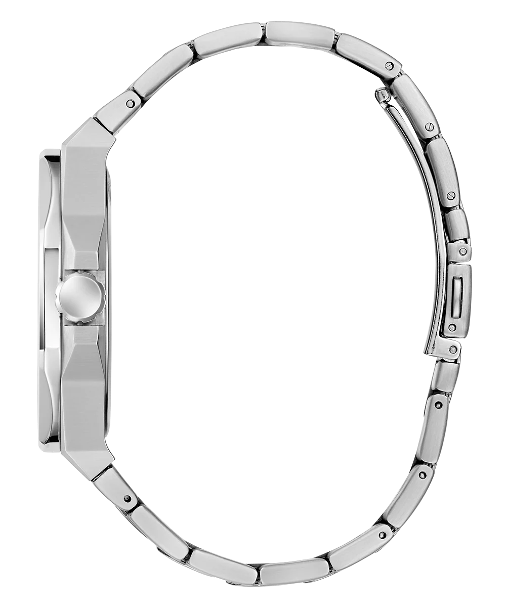 GUESS Mens Silver Tone Analog Watch - Image 10