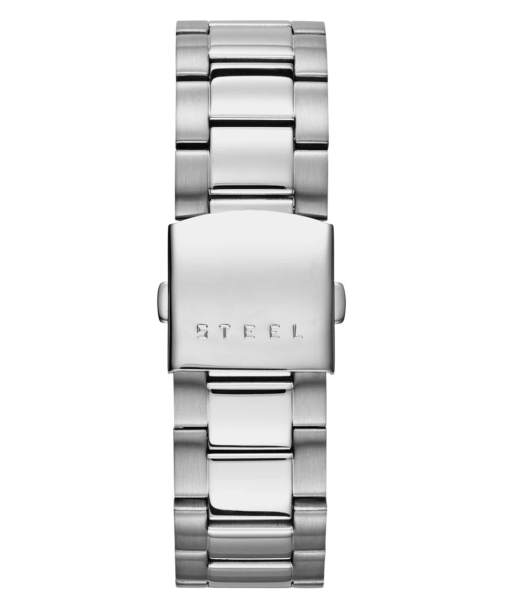 GUESS Mens Silver Tone Chronograph Watch - Image 5