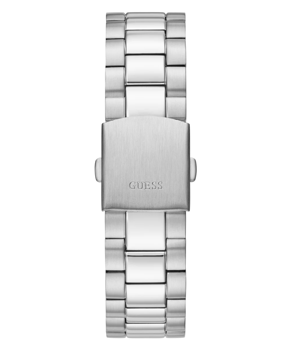 GUESS Mens Silver Tone Day/Date Watch - Image 5