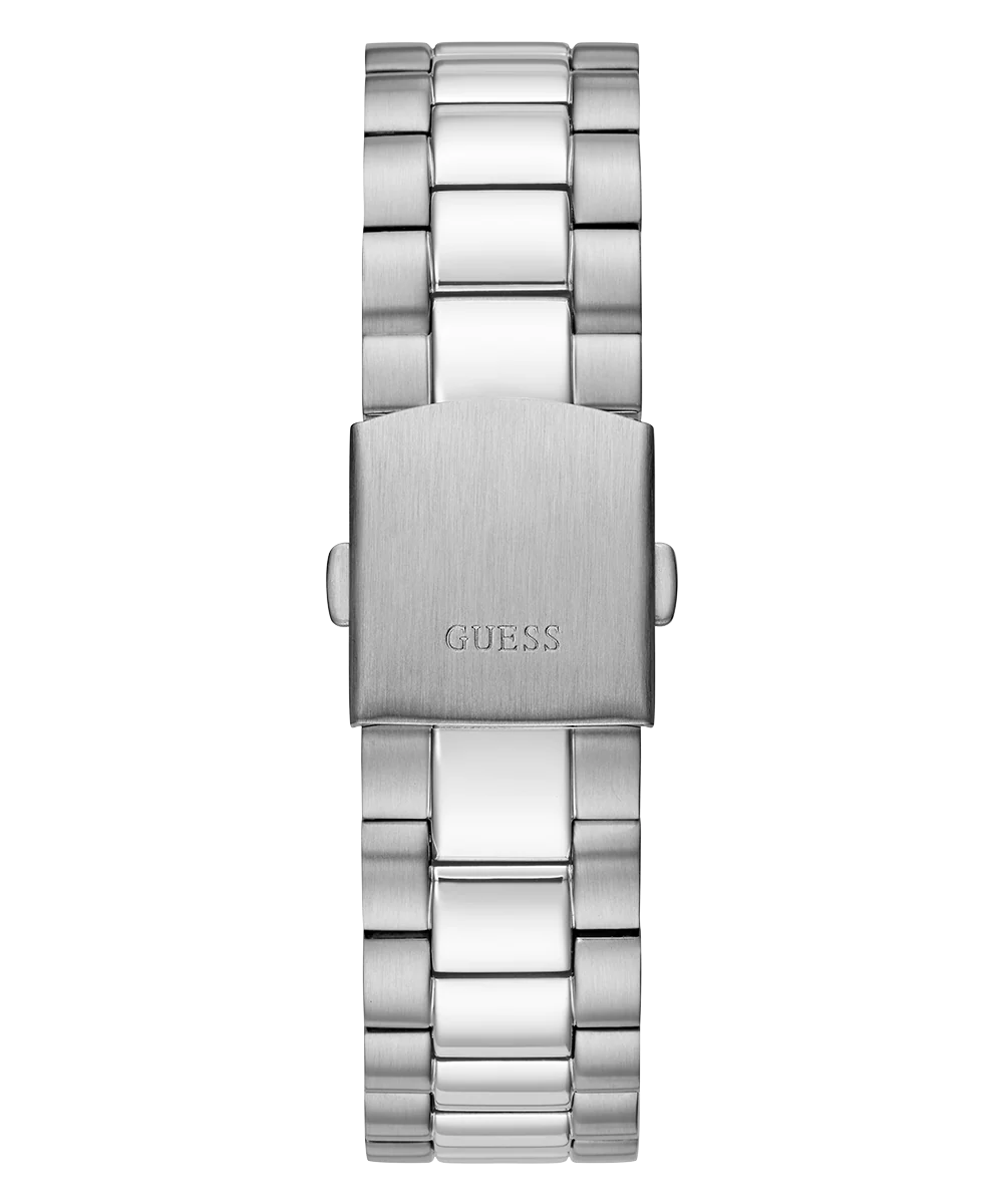 GUESS Mens Silver Tone Day/Date Watch - Image 5