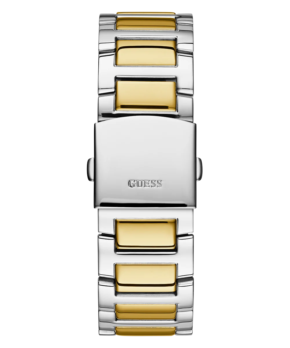 GUESS Mens Silver Tone/Gold Tone Multi-function Watch - Image 7