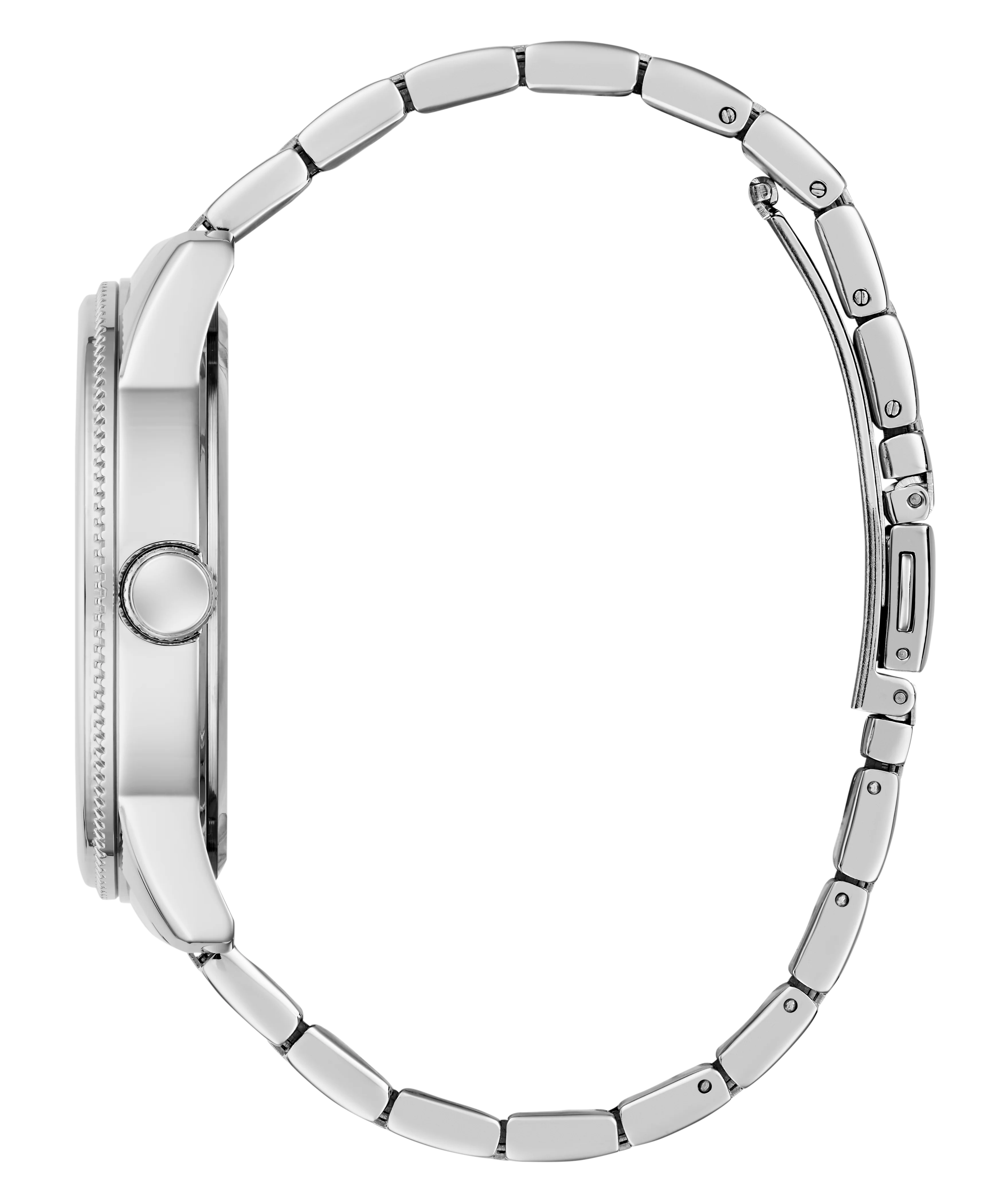 GUESS Mens Silver Tone Multi-function Watch - Image 5