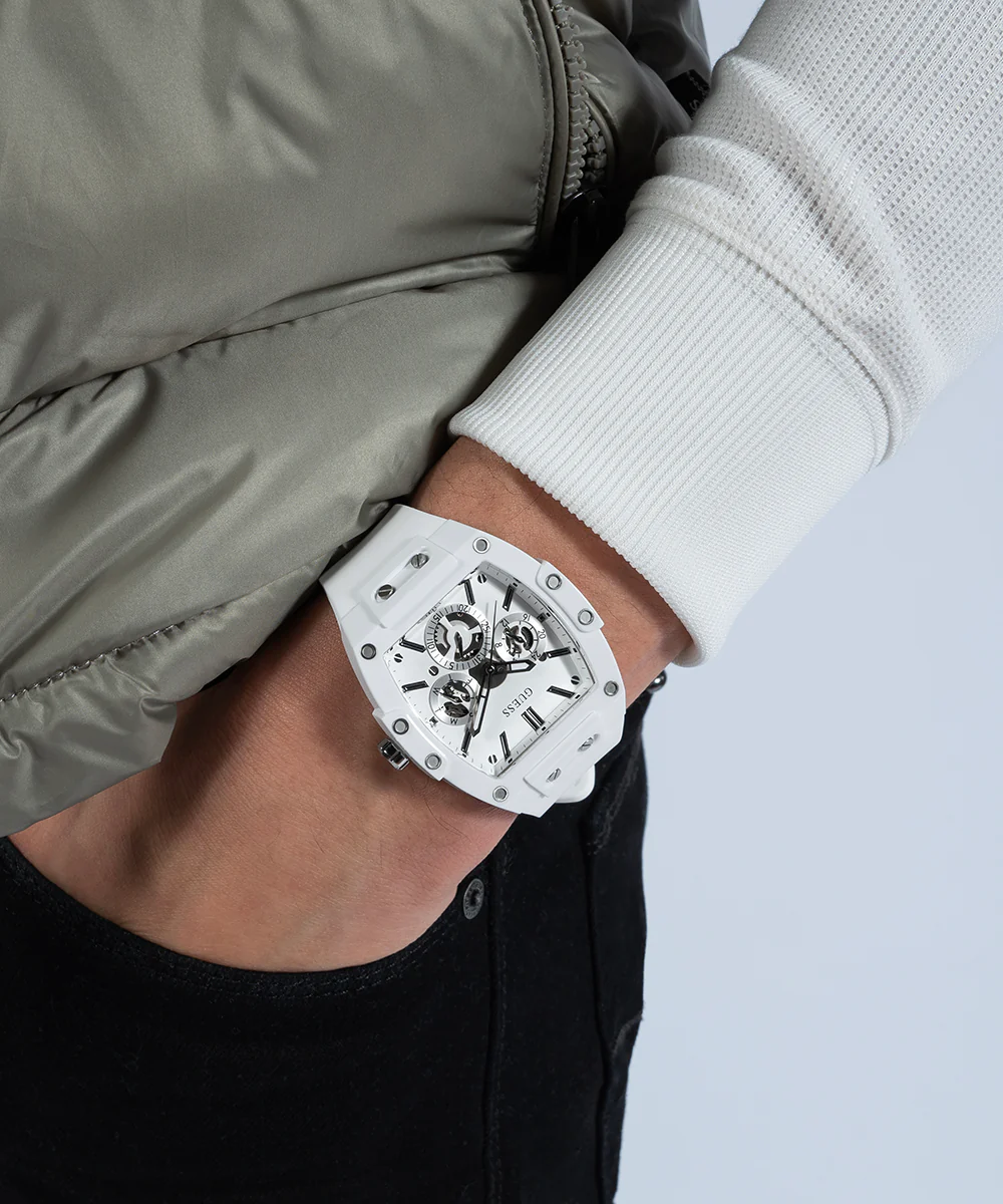 GUESS Mens White Multi-function Watch - Image 3