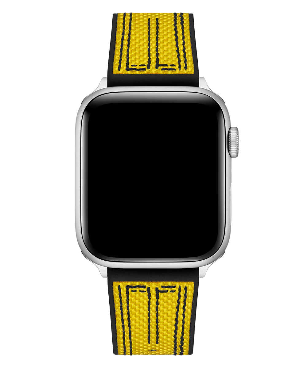 GUESS Nylon on Silicone Band for Apple 42-44 mm Watch - Image 3