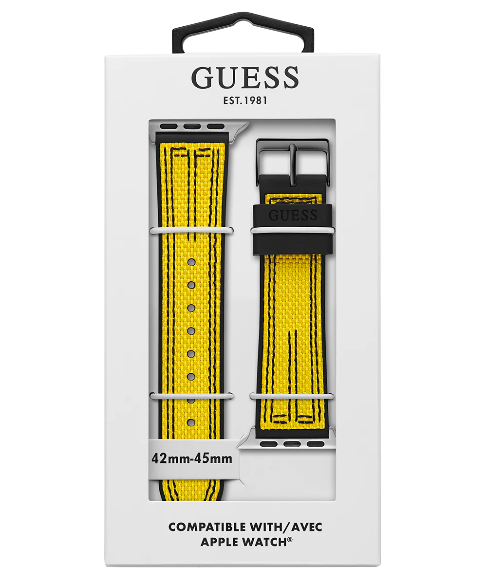 GUESS Nylon on Silicone Band for Apple 42-44 mm Watch - Image 7