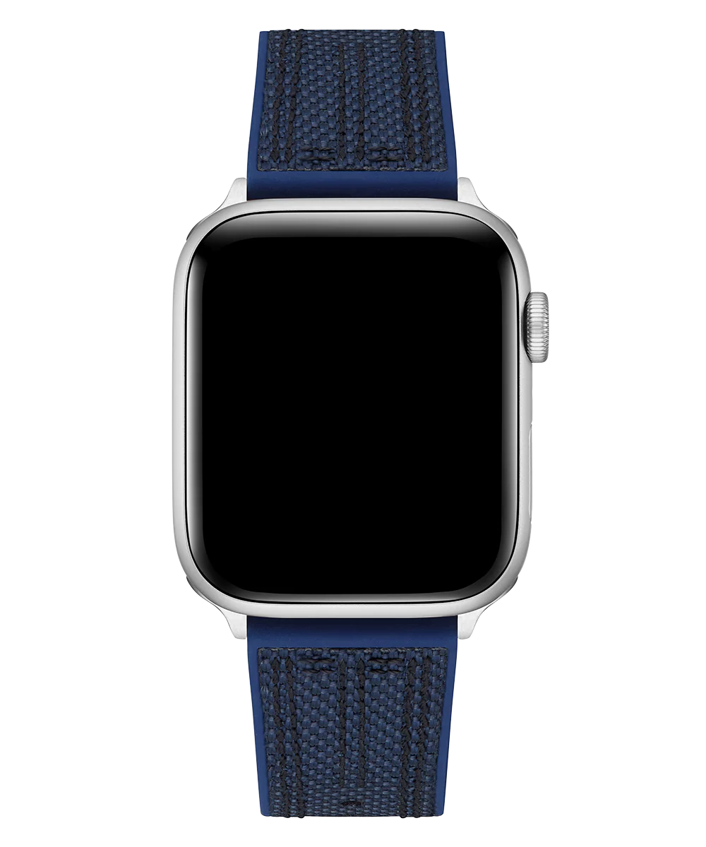 GUESS Nylon on Silicone Band for Apple 42-44 mm Watch - Image 3