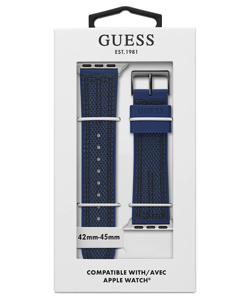 GUESS Nylon on Silicone Band for Apple 42-44 mm Watch - Image 7