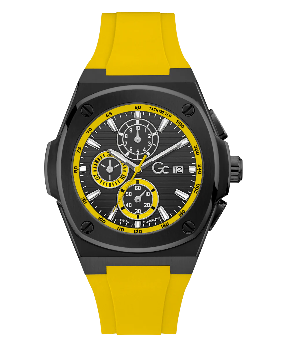 Kessel Racing x Gc Limited Edition 44mm Yellow Men's Watch - Image 4